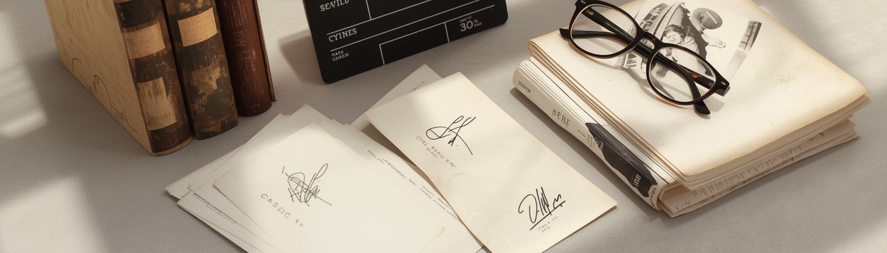 Books, Scripts, Autographs, and Production Items
